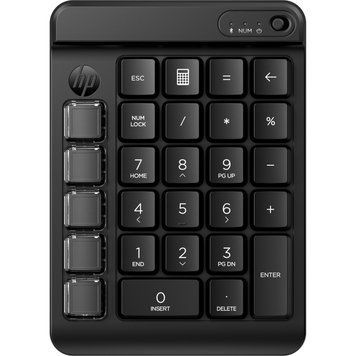 Клавіатура бездротова HP 435 Programmable цифрова, чорна (7N7C3AA) [401064]