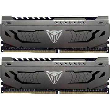 Модуль пам`яті DDR4 2x8GB/3600 Patriot Viper Steel Gray (PVS416G360C7K) [611475]