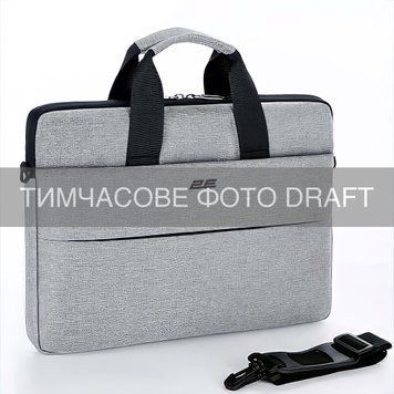 Сумка для ноутбука 2E, Slim Keeper Plus 13/14", сірий (2E-CBT2394GR) [113916]