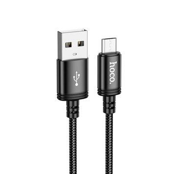 Кабель HOCO X89 Wind charging data cable Micro Black (6931474784346) [802391]