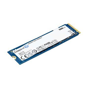 Накопичувач SSD 500GB M.2 NVMe Kingston NV3 M.2 2280 PCIe Gen4.0 x4 (SNV3S/500G) [607947]