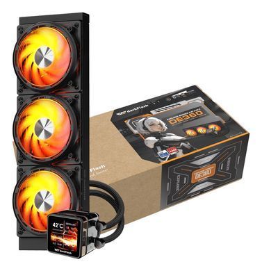 Система охолодження для комп&rsquo;ютерного процесора DARK FLASH DE360 чорний (DE360 BLACK) [503249]