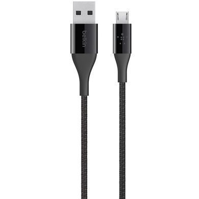 Кабель Belkin DuraTek Mixit USB - MicroUSB (M/M) 1.2 м Black (F2CU051bt04-BLK) [604229]