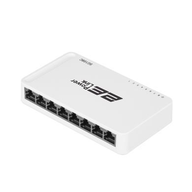 Комутатор 2E PowerLink SG108C, 8xGE, Некерований (2E-SG108C) [104937]