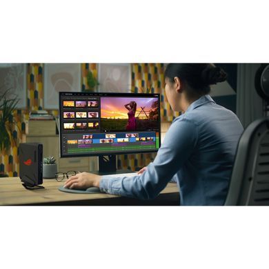Комп'ютер ASUS ROG NUC Gaming RNUC14SRKU9189A2I / Ultra 9 185H, 32, 1TB, RTX 4070, Wi-Fi, Win11 (90AS0051-M00100) [726583]
