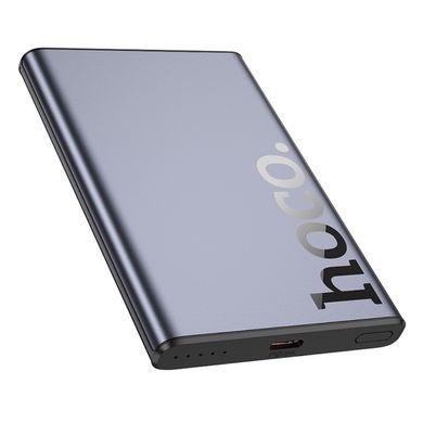 Зовнішній акумулятор HOCO Q32 Bird PD20W wireless magnetic power bank(5000mAh) Metal Gray (6942007634076) [806294]