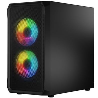 Корпус LogicConcept PORTOS MESH+GLASS ARGB fans 3x120mm BLACK без БЖ mATX (AM-PORTOS-10-0000000-0002) [402940]