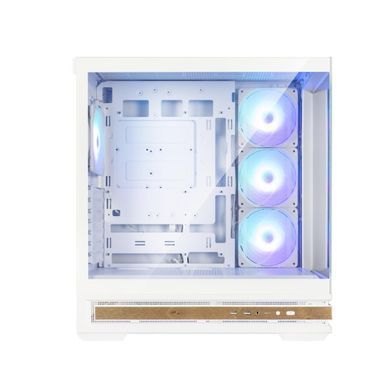 Корпус Zalman P40 Namu без БЖ, 2xUSB3.0, 1x Type C, 3x120мм ARGB Reverse, 1x120мм ARGB, VGA 420мм, LCS ready, TG Side/Front Panel, ATX, білий (P40NAMUWHITE) [111335]