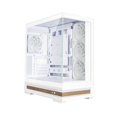 Корпус Zalman P40 Namu без БЖ, 2xUSB3.0, 1x Type C, 3x120мм ARGB Reverse, 1x120мм ARGB, VGA 420мм, LCS ready, TG Side/Front Panel, ATX, білий (P40NAMUWHITE) [111335]