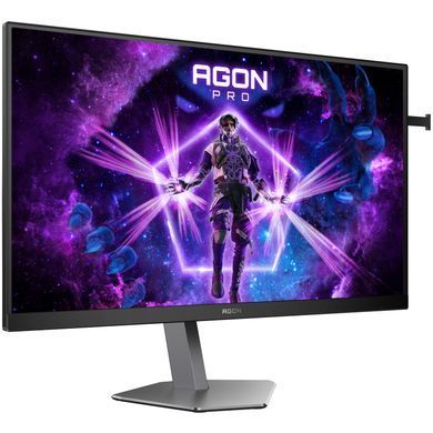 Монітор TFT 27" AOC AGON, Fast IPS, 520Гц, 2хHDMI, DP, HAS, Pivot, чорно-сірий (AG276FK) [403272]