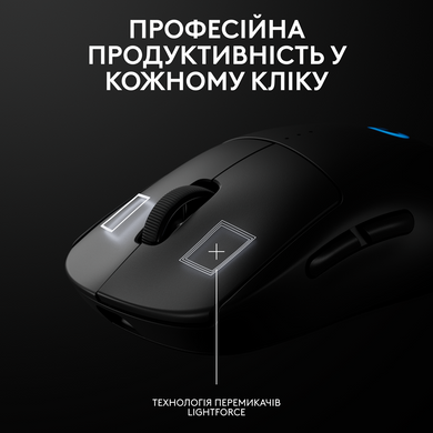 Миша Logitech G PRO 2 Wireless LIGHTSPEED - BLACK (L) (910-007295) [200842]