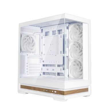 Корпус Zalman P40 Namu без БЖ, 2xUSB3.0, 1x Type C, 3x120мм ARGB Reverse, 1x120мм ARGB, VGA 420мм, LCS ready, TG Side/Front Panel, ATX, білий (P40NAMUWHITE) [111335]