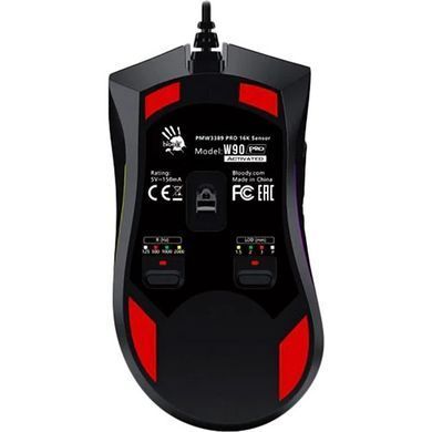 Миша Bloody A70A Crackle Black (A70A Bloody (Black)) [606578]