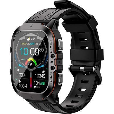 Годинник Oukitel BT20 Black-orange (6931940742177) [402571]
