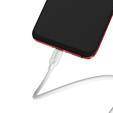 Кабель BOROFONE BX14 USB to Micro 2.4A, 2m, PVC, TPE connectors, White (6957531090014) [805490]