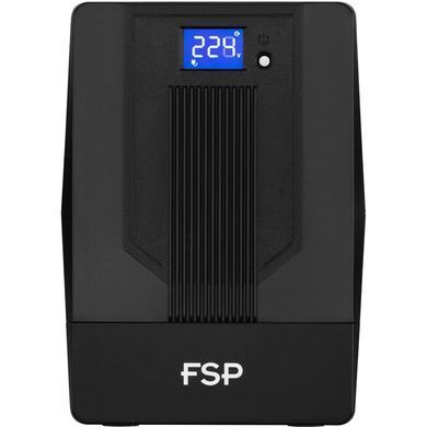 Джерело безперебійного живлення FSP iFP2000, 2000VA/1200W, LCD, RJ45, USB, 2xSchuko + 2xIEC (PPF12A1607) [114260]
