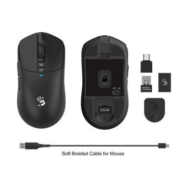 Миша бездротова Bloody R72 Pro Black (R72 Pro (Black)) [611442]