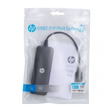 Хаб USB 2.0 -> 4xUSB 2.0 Black HP (DHC-CT110C) [405043]