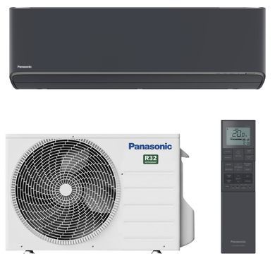 Кондиціонер Panasonic Etherea 25м2 інвертор 9000BTU 2.5кВт A+++/A+++ -20&deg;С Wi-Fi R32 чорний (CS-XZ25ZKEW-H/CU-Z25ZKE) [12764]