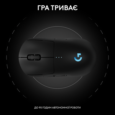 Миша Logitech G PRO 2 Wireless LIGHTSPEED - BLACK (L) (910-007295) [200842]