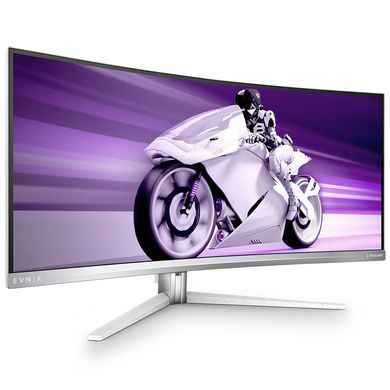 Монітор TFT 34" Philips 34M2C8600, QD-OLED, UWQHD, вигнутий, 175Hz, 0.1ms, 2хHDMI, DP, USB-C, USB-hub, HAS (34M2C8600/00) [40460]