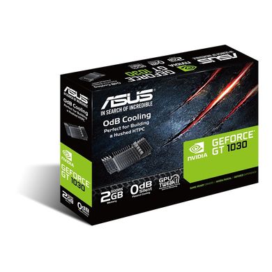 Відеокарта ASUS GeForce GT 1030 2GB GDDR5 low profile silent GT1030-SL-2G-BRK (90YV0AT0-M0NA00)