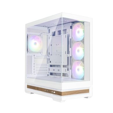 Корпус Zalman P40 Namu без БЖ, 2xUSB3.0, 1x Type C, 3x120мм ARGB Reverse, 1x120мм ARGB, VGA 420мм, LCS ready, TG Side/Front Panel, ATX, білий (P40NAMUWHITE) [111335]