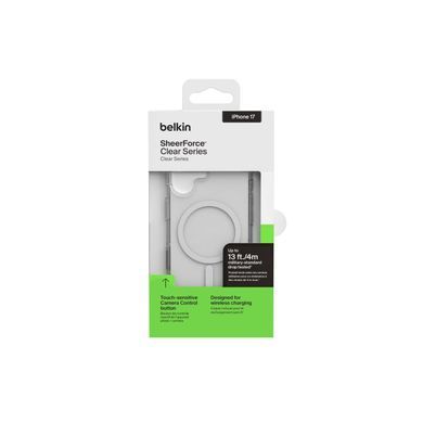 Чохол Belkin для iPhone 17, Magnetic Protective Clear (MSA030HQCL) [111899]