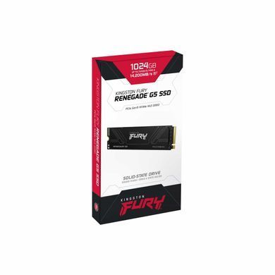 Накопичувач SSD 1TB Kingston Fury Renegade G5 M.2 2280 PCIe 5.0 x4 NVMe 3D TLC (SFYR2S/1T0) [607963]