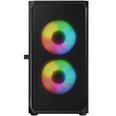 Корпус LogicConcept PORTOS MESH+GLASS ARGB fans 3x120mm BLACK без БЖ mATX (AM-PORTOS-10-0000000-0002) [402940]