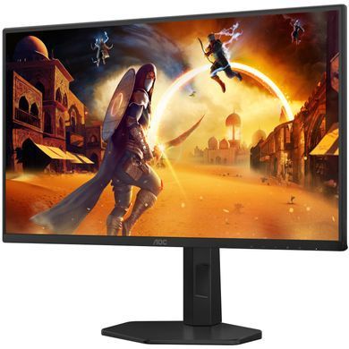 Монітор TFT 24.5" AOC, Fast IPS, 300 Гц, 2xHDMI, DP, HAS, Pivot, чорно-сірий (25G4SXU) [400829]