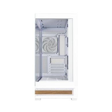 Корпус Zalman P40 Namu без БЖ, 2xUSB3.0, 1x Type C, 3x120мм ARGB Reverse, 1x120мм ARGB, VGA 420мм, LCS ready, TG Side/Front Panel, ATX, білий (P40NAMUWHITE) [111335]
