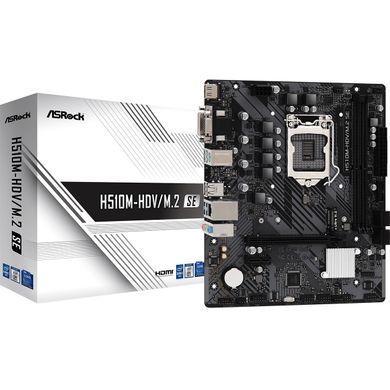 Материнська плата ASRock Socket 1200 (H510M-HDV/M.2 SE) [608434]
