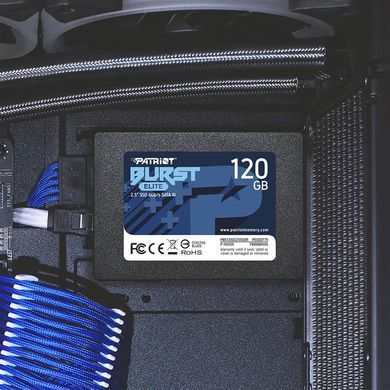 Накопичувач SSD 120GB Patriot Burst Elite 2.5" SATAIII TLC (PBE120GS25SSDR) [608099]
