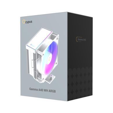 Система охолодження для комп'ютерного процесора GAMMA A40 WH ARGB OCYPUS (GAMMA-A40-WH1AAWN00X-GL) [502912]
