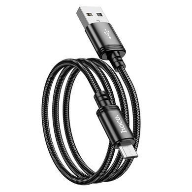 Кабель HOCO X89 Wind charging data cable Micro Black (6931474784346) [802391]