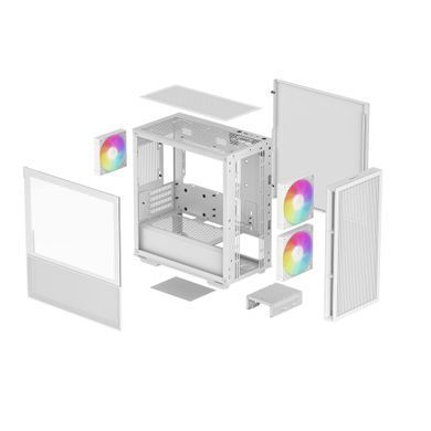 Корпус DeepCool CH360 White без БЖ (R-CH360-WHAPE3-G-1) [608702]