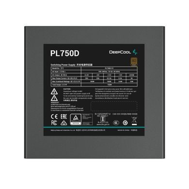 Блок живлення DeepCool PL750D 750W (R-PL750D-FC0B-EU-V2) [608609]