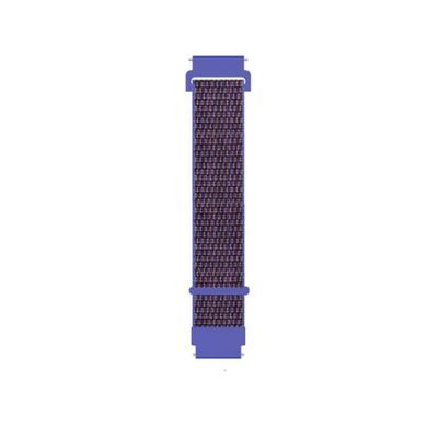 Ремінець BeCover Nylon Style для Amazfit Stratos 1/2/2S/3/GTR 2/GTR 47mm/GTR Lite 47mm/Nexo/Pace Purple (705891) [604679]