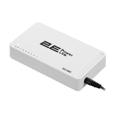 Комутатор 2E PowerLink SG108C, 8xGE, Некерований (2E-SG108C) [104937]