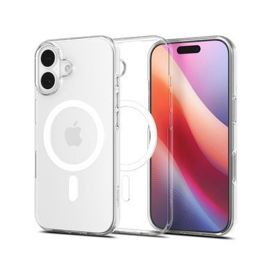 Чохол Spigen для iPhone 17, Liquid Crystal MagFit, Clear White (ACS10397) [111615]