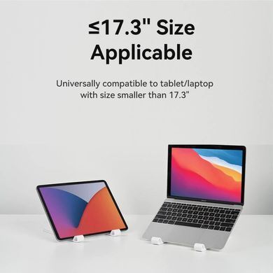 Підставка для ноутбука Laptop X-type Stand White ABS 83-170мм Vention (KDNW0) [404595]
