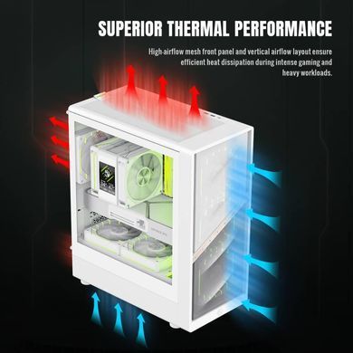 Корпус для комп'ютера ATX W/O PSU GAMEMAX (AERIS 330 MW) [503701]