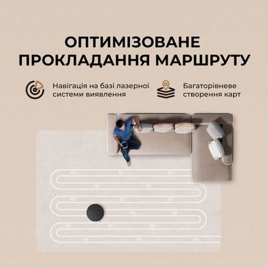 Робот-пилосос Dreame D20 White (RLD35GA) [612991]