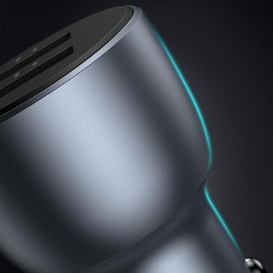 Автомобільний зарядний пристрій Ugreen CD213 (2xUSB 36W (USB-A) QC 4.0 Gray (10144) [603192]