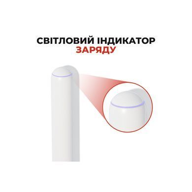 Стилус AirOn AirSens with charging case white for iPad (6126755813229) [703949]