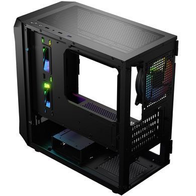 Корпус LogicConcept PORTOS MESH+GLASS ARGB fans 3x120mm BLACK без БЖ mATX (AM-PORTOS-10-0000000-0002) [402940]