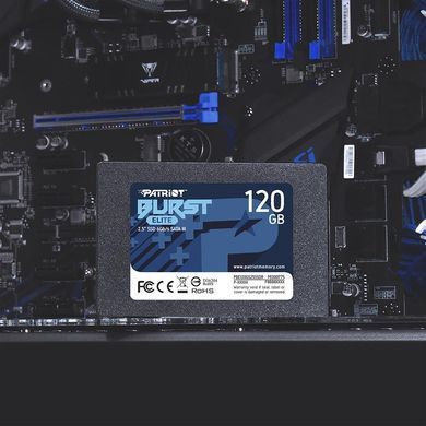 Накопичувач SSD 120GB Patriot Burst Elite 2.5" SATAIII TLC (PBE120GS25SSDR) [608099]