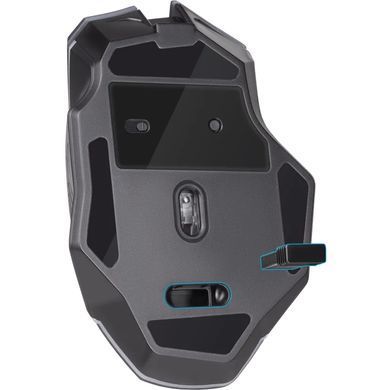 Мишка Defender Uran GM-503, бездротова, ігрова, 3200 dpi., 8кн., 400mAh, LED, чорна (52503) [403147]