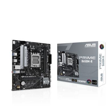 Материнcька плата ASUS PRIME B650M-R sAM5 B650 2xDDR5 M.2 HDMI mATX (90MB1H30-M0EAY0) [109132]